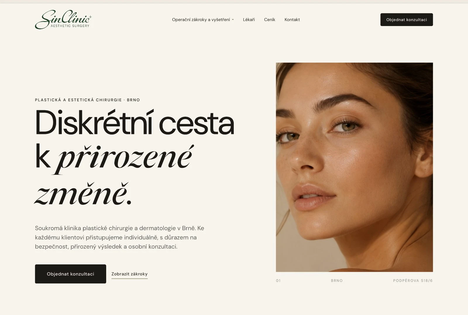 SinClinic – home page