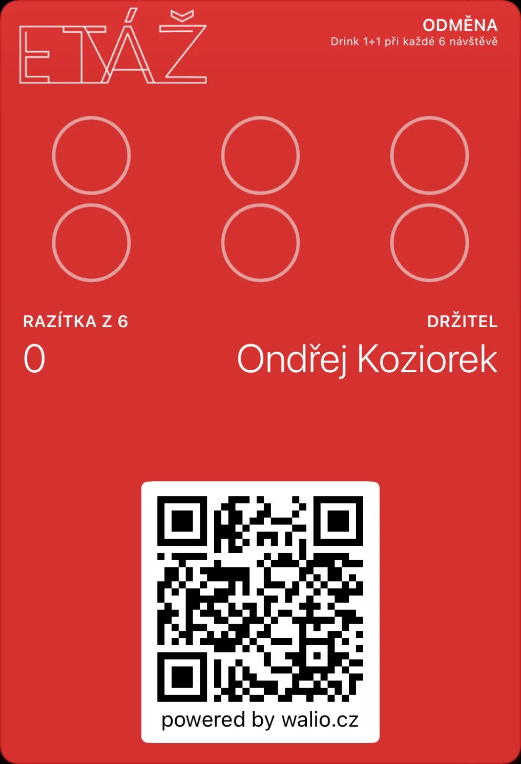 Věrnostní karta Walio