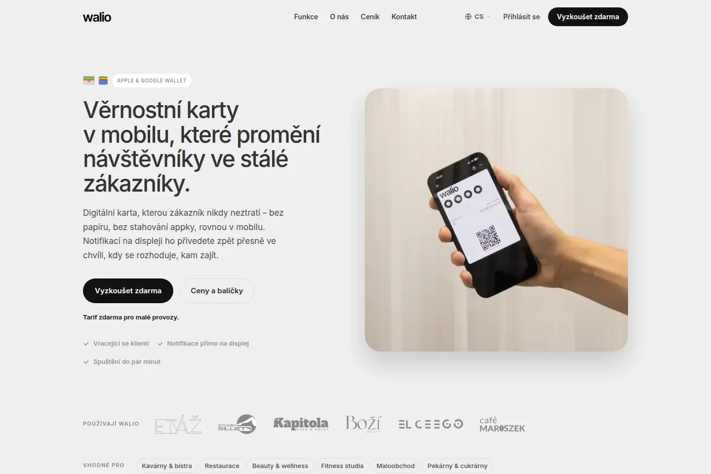 Walio: vernostný systém pre podniky